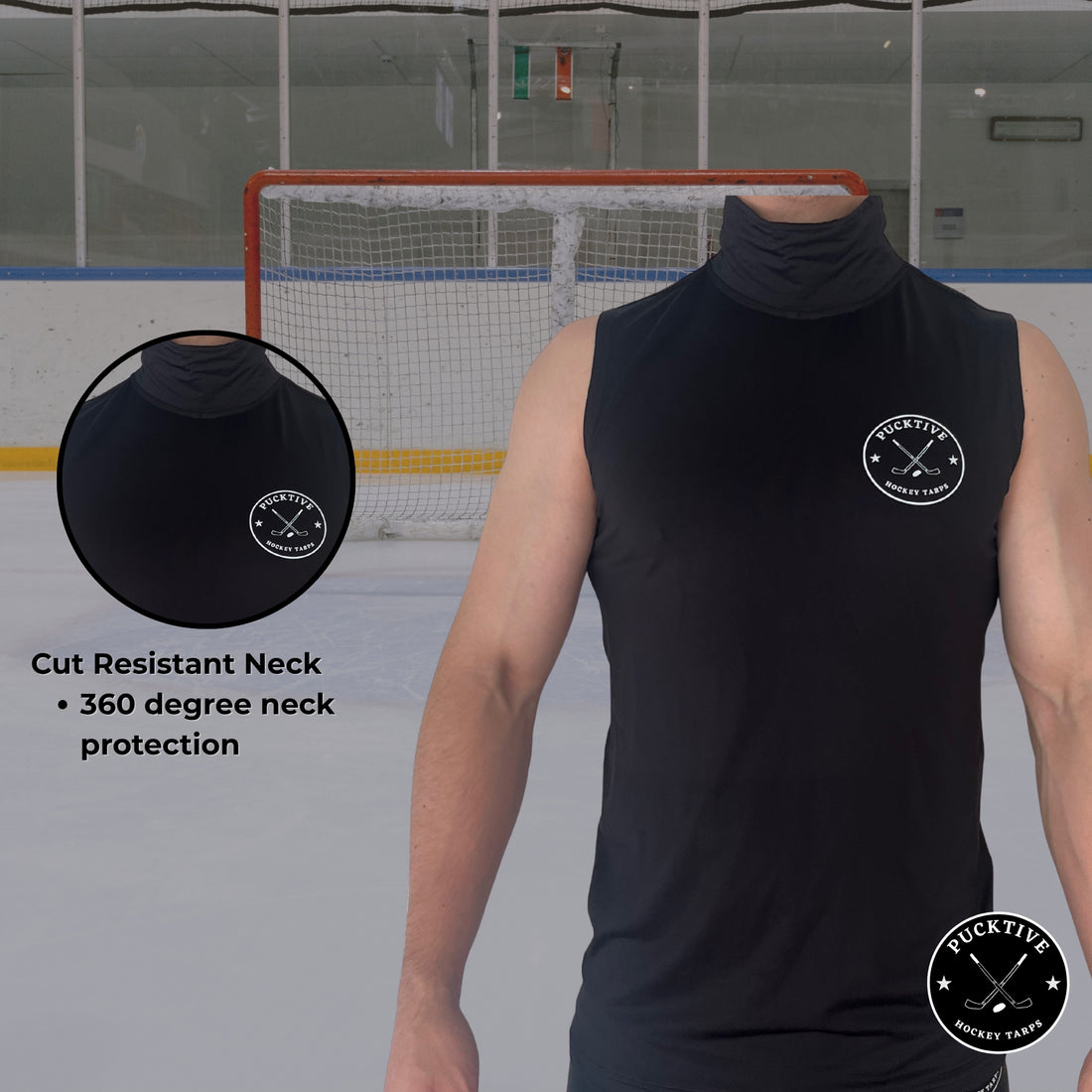 Men's Base A2 Cut Resistant Hockey Tarp Tank Top