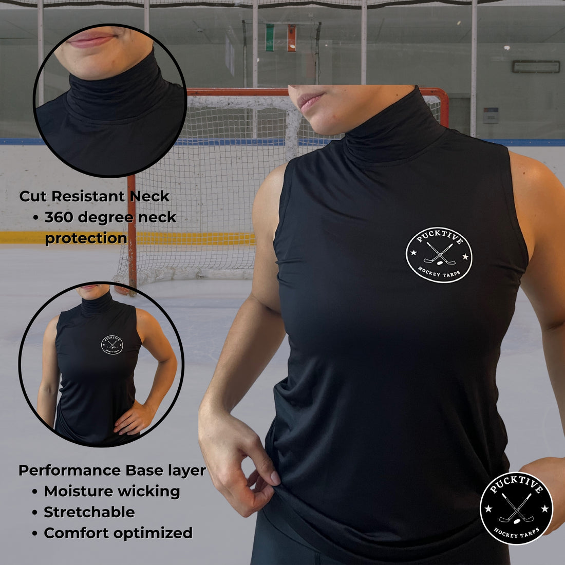 Women's Base A2 Cut Resistant Hockey Tarp Tank Top