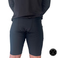 Rear view of Boy’s Dry-Fit Hockey Shorts showing breathable material and streamlined athletic fit.