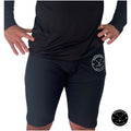 Front view of Men’s Dry-Fit Hockey Shorts showing lightweight fabric, ergonomic fit.