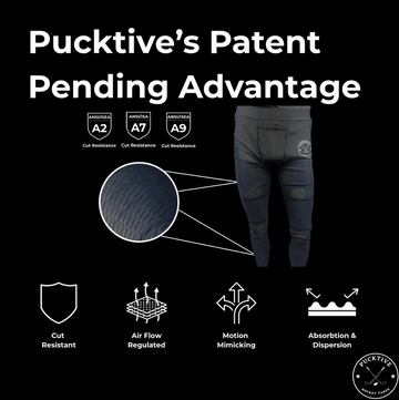 Information displaying the advantages to Pucktive's patent pending design. 