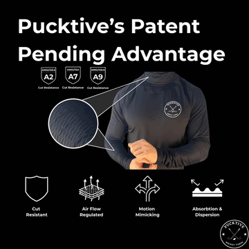 Information displaying the advantages to Pucktive's patent pending design. 